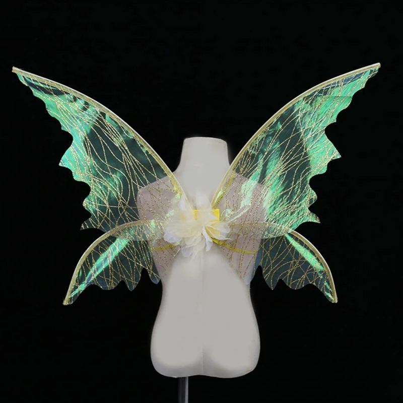 Fairy Wing Cape Adult Halloween Party Cosplay Fairy Angel  Wing Performance Costume Festival Rave Stage Props Dropshipping images - 6