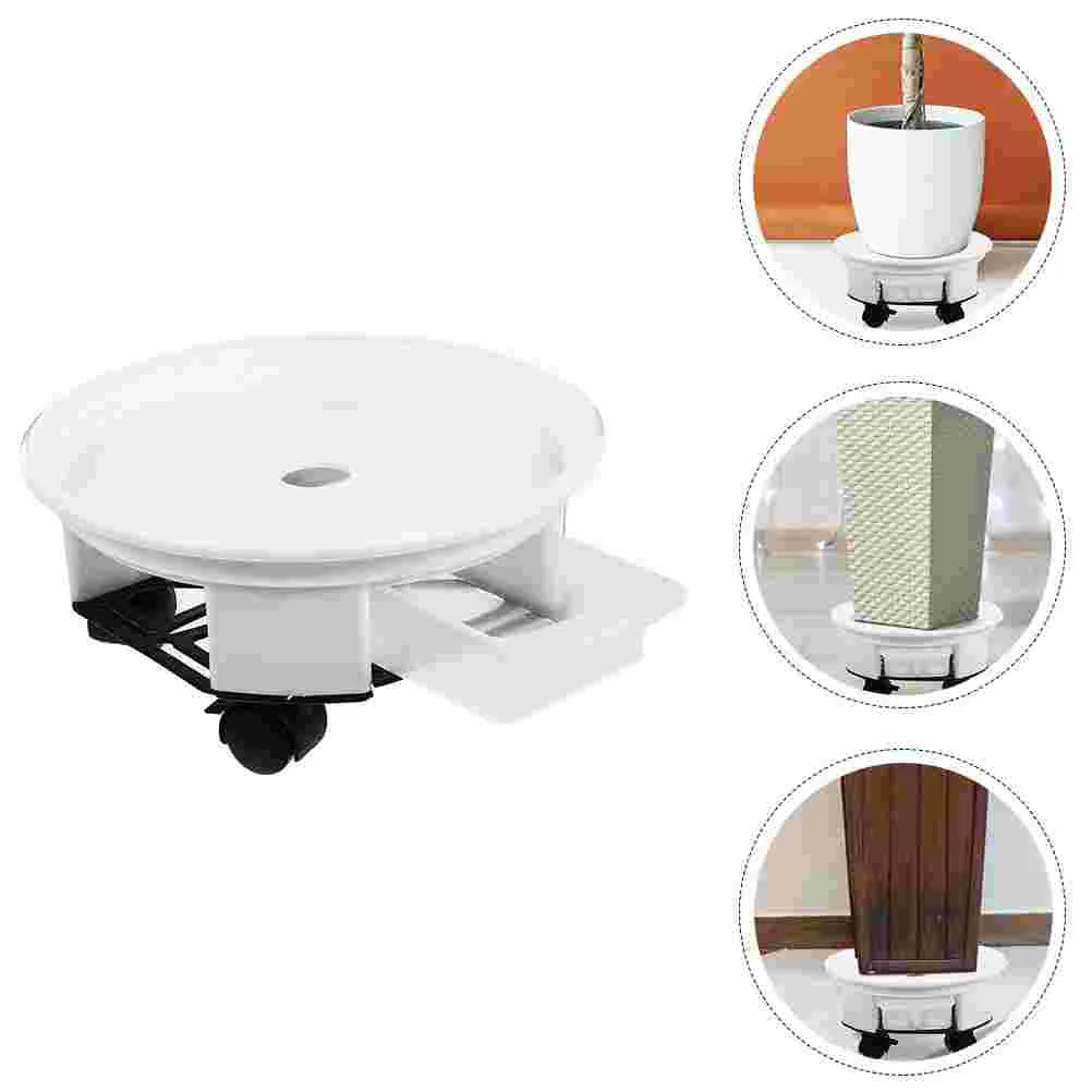 

Wheels Stand Potcaster Rolling Planter Flower Holder Indoor Roller Onhousedolly