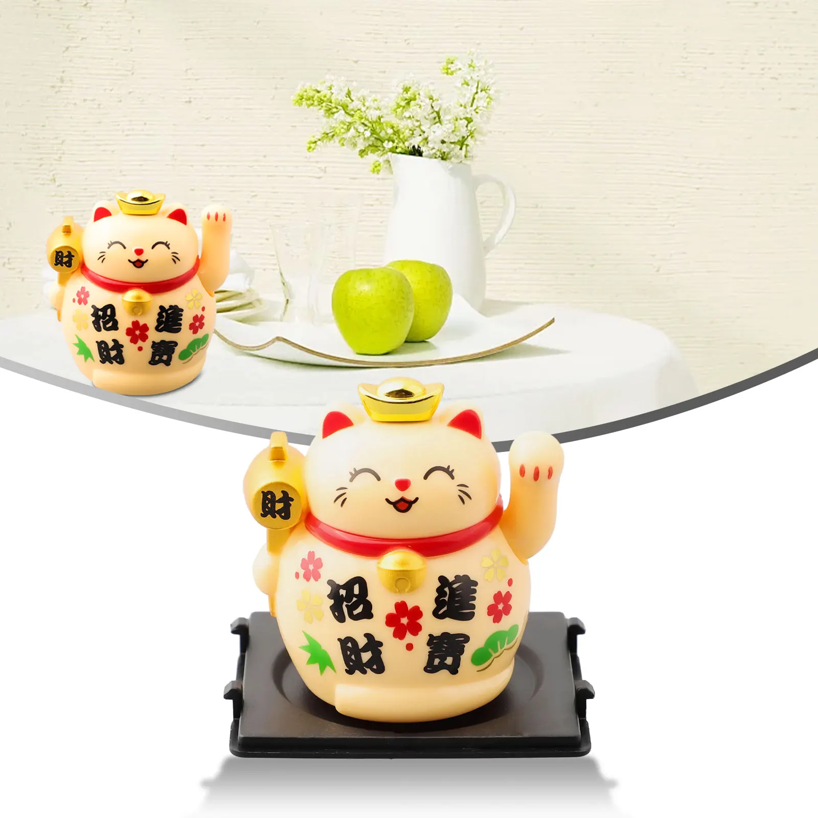 Автоматический Lucky Cat экологически чистый золотой самородок украшение для дома