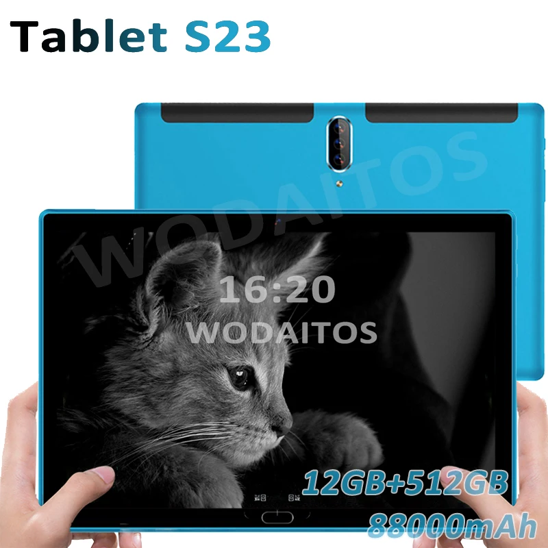 

Tablet PC S23 10.1Inch Android 10 Bluetooth 12GB 512GB 8800mAh Deca Core 8+13MP WPS+WIFI Laptop Gobal Version