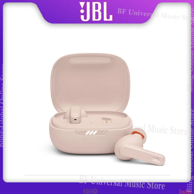 

JBL LIVE PRO + TWS Bluetooth беспроводные наушники, спортивные наушники, наушники с глубокими басами, водонепроницаемая гарнитура с зарядным чехлом