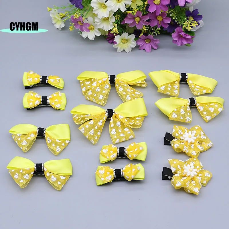 

wholesale new ribbon hair clips for girls silk hairpins cute Fashion women's Barrettes hanfu hair accessory D27-1