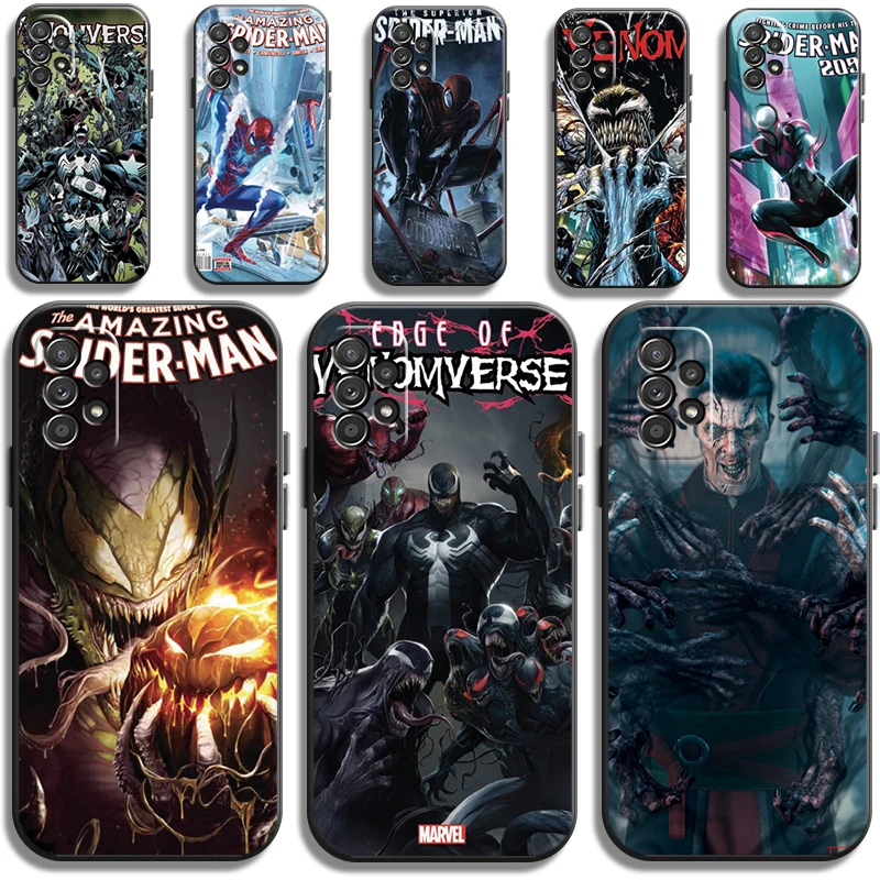 

Marvel Venom Phone Cases For Samsung Galaxy M11 12 S8 S9 S10 S20 S20FE S21 S21Plus S21 UItra Soft TPU Coque Funda