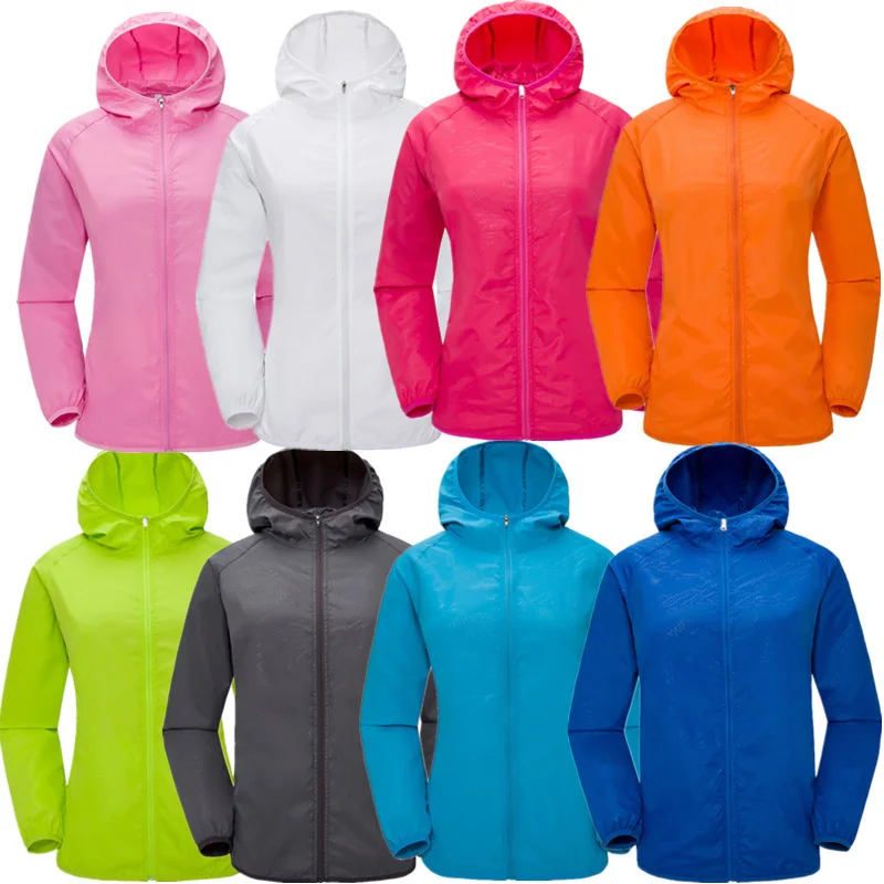 

Camping Rain Coat Men Women Windbreaker Women Men's Waterproof Jacket Sun Protect Clothing Fishing Rain Wind Breaker Jacket Men
