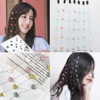 1pcs korean girl sweet love streamline bb clip cute invisible streamline hair clip hair comb top clip hair accessories