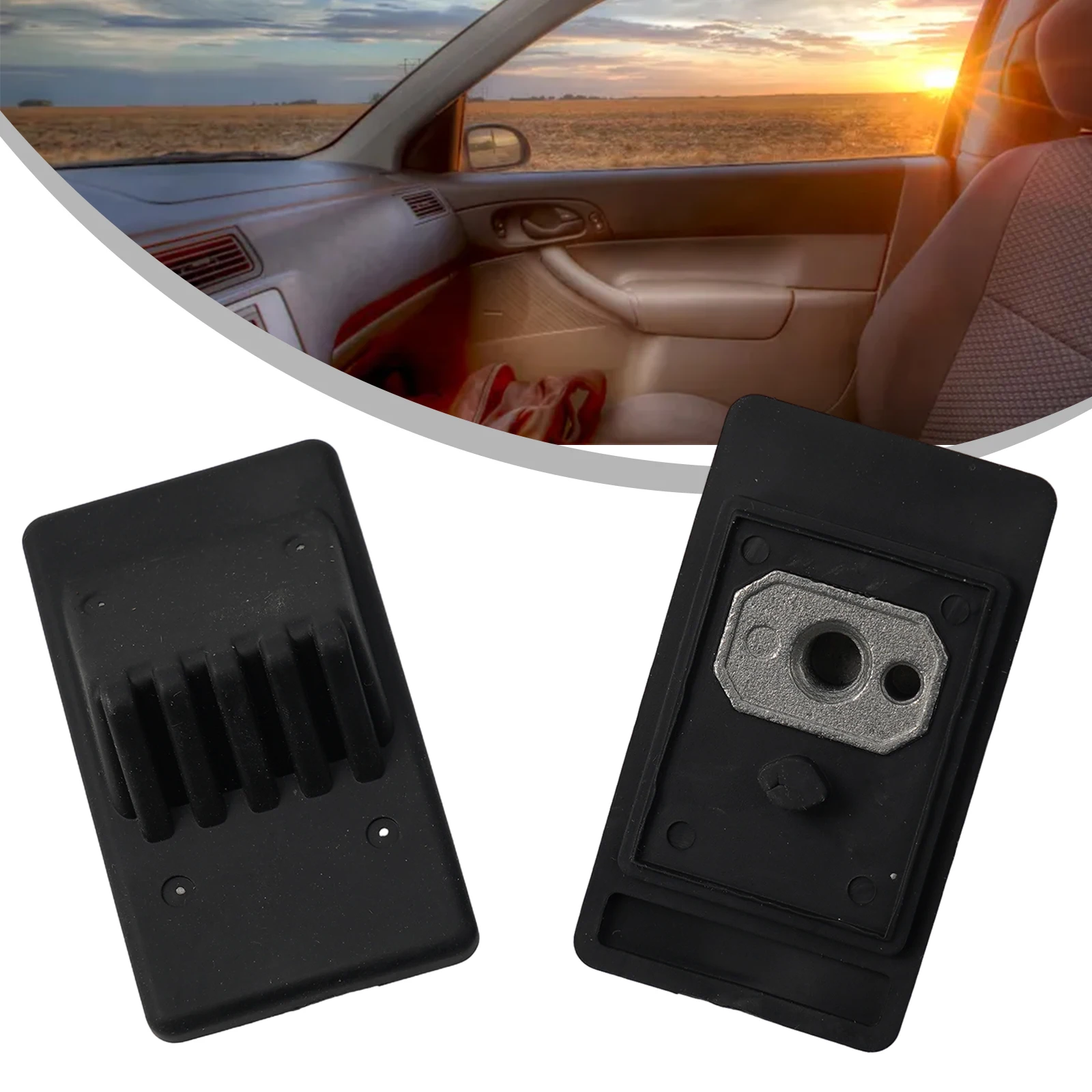 Автомобильный Черный ограничитель задней крышки 2 шт. резиновый буфер 2107500326