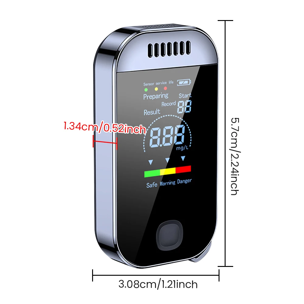 Цифровой алкотестер с ЖК-дисплеем и USB-зарядкой (art.: 3920c88674e5e) - 3920c88674e5e