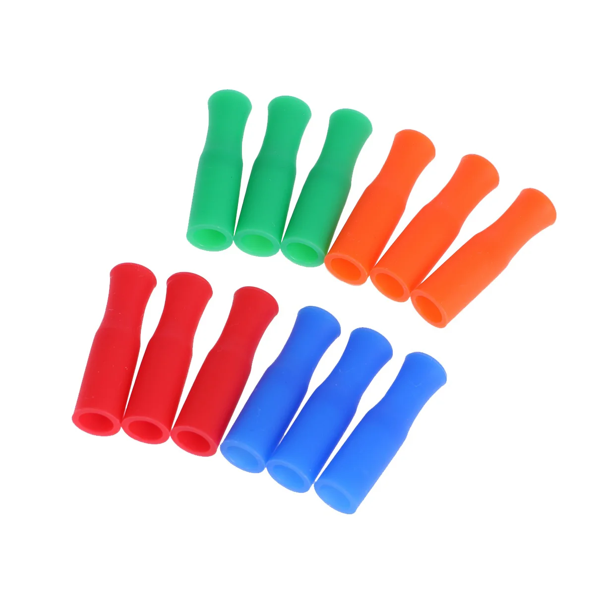 

Straw Tips Straws Reusable Cap Cover Drinking Steel Stainless Metal Silicone Protector Tip Sleeves Plug Anti Dinner Table