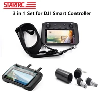 dji smart controller protector screen film neck strap lanyard joystick storage case sunshade kit for dji mavic 3 remote control