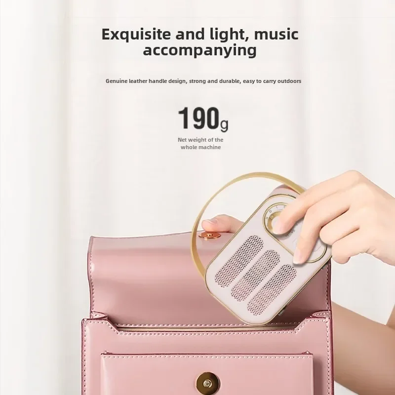 Мини-беспроводной динамик в стиле ретро стерео винтажный для путешествий дома