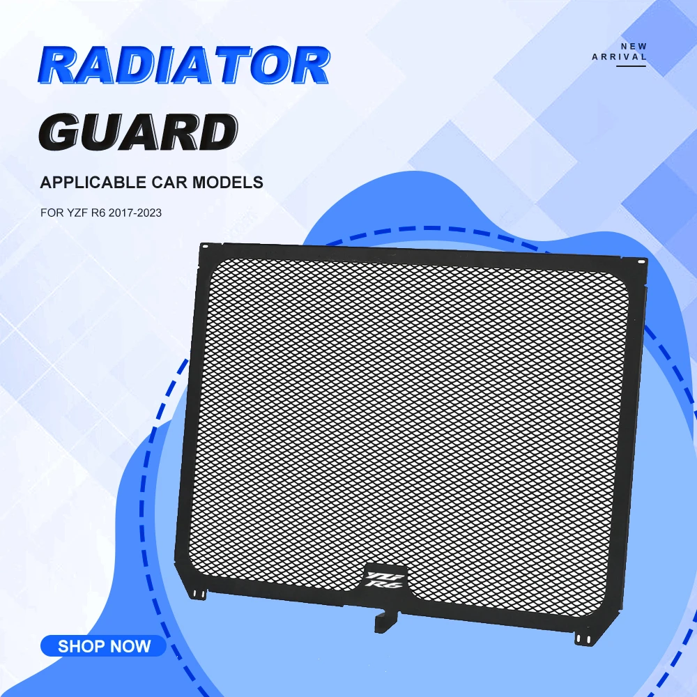 

FOR YAMAHA YZF R6 YZF-R6 2017 2018 2019 2020 2021 2022 2023 Radiator Grille Cover Guard Motorcycle Accessories Grill Protector