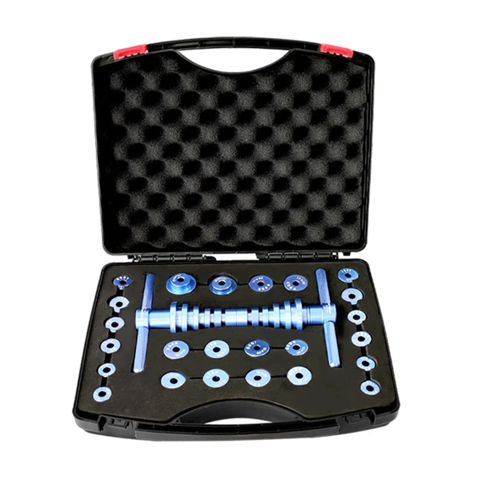 

1 Box Bike Bearing Installation Kit Bottom Bracket Bicycle Axis Press Tools Set Steel Wheel Hub Bearing Press Fit Repair Tool