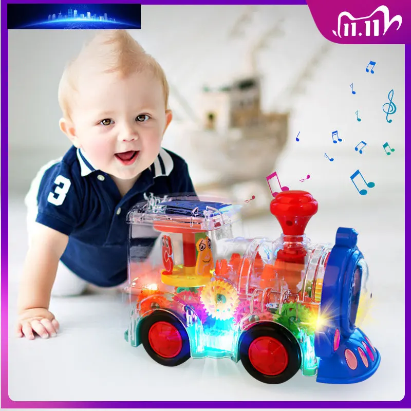 

Электрический прозрачный шлейф, универсальный шлейф для ходьбы, цветное освещение, музыкальные игрушки, раннее образование, рождественски...