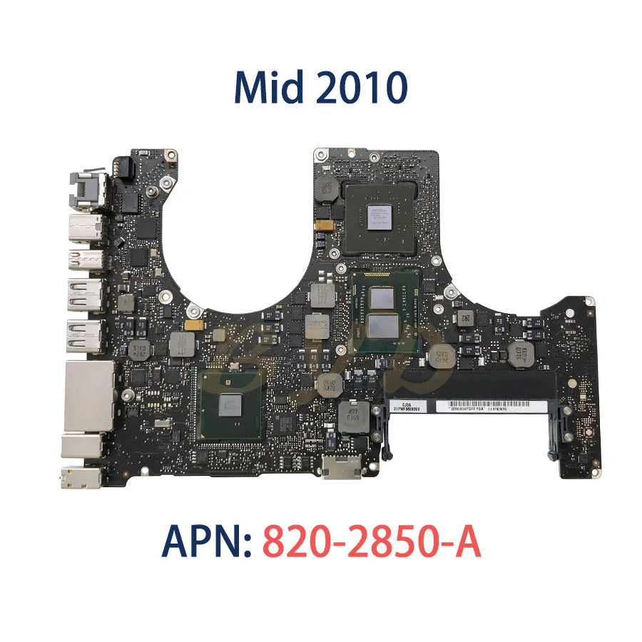 Протестированная оригинальная материнская плата A1286 для ноутбука Macbook Pro 15 дюймов