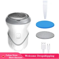 electric foot grinder to remove dead skin and calluses pedicure tool household automatic foot scrubber portable grinder