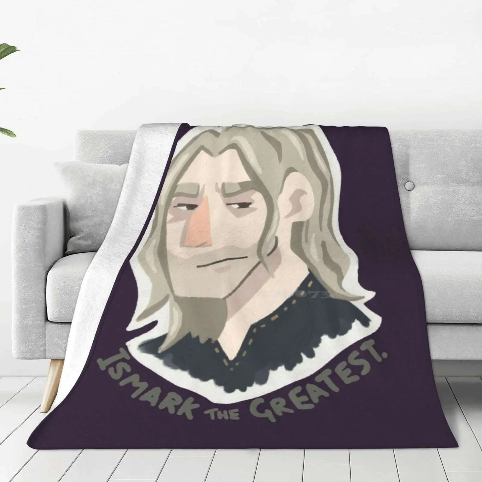 Малый Креативный дизайн Ismark тонкое мягкое фланелевое одеяло проклеивание страх