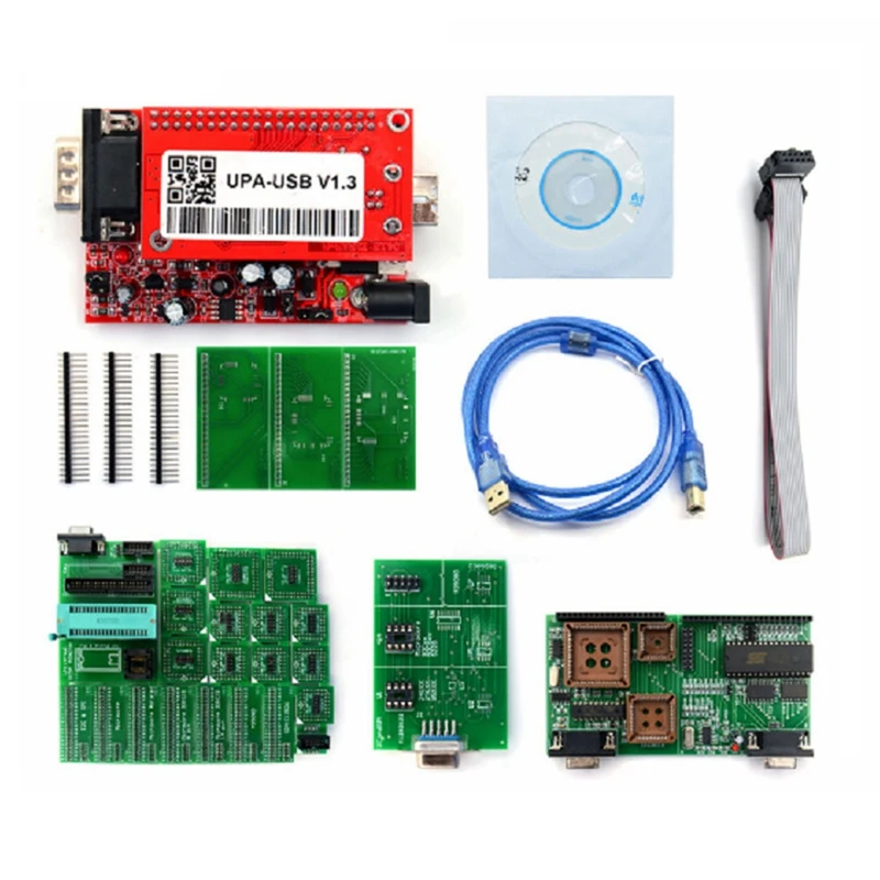 

Newest V1.3 UPA-USB ECU Chip Tunning Tool Programmer Main Unit Full Adapters With NEC Functions UPA USB Programmer