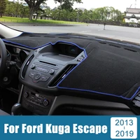 car dashboard cover mat avoid light pad instrument panel carpets for ford kuga 2013 2016 2017 2018 2019 mk2 escape accessories