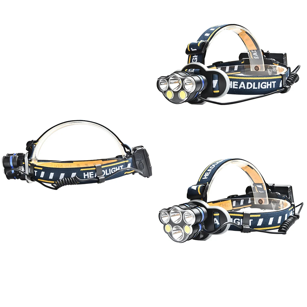 

5 6 LED High Power Headlamp T6 COB Head Flashlight Torch Fishing Headlight Hunting Camping LED Forehead Lamp