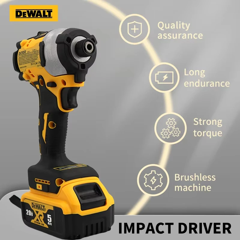 Электрическая дрель Dewalt DCF850 бесщеточный двигатель 20 В аккумуляторные