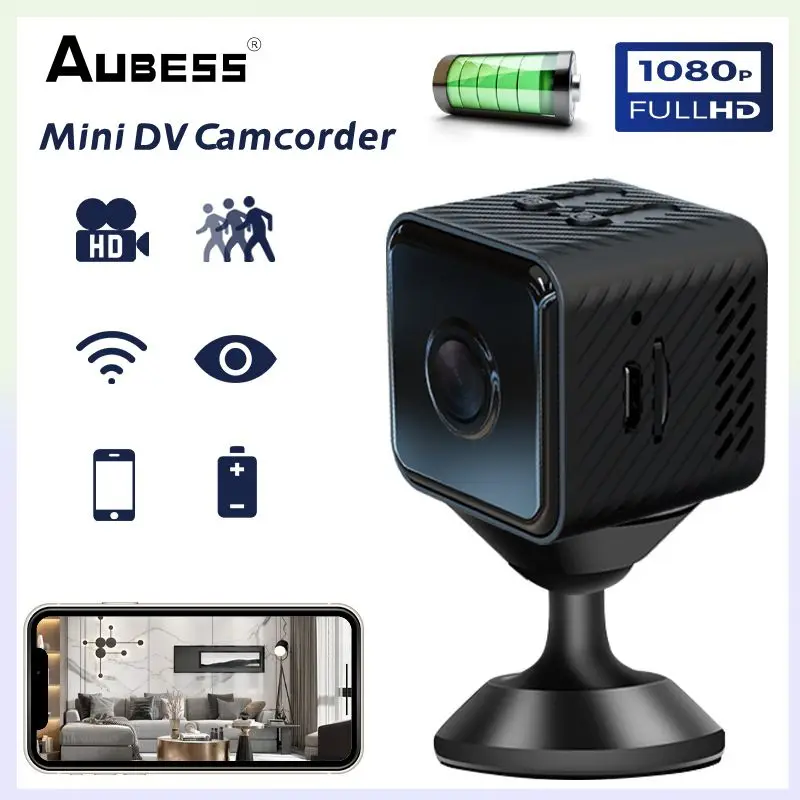 

Мини-камера видеонаблюдения с инфракрасным ночным видением, Wi-Fi