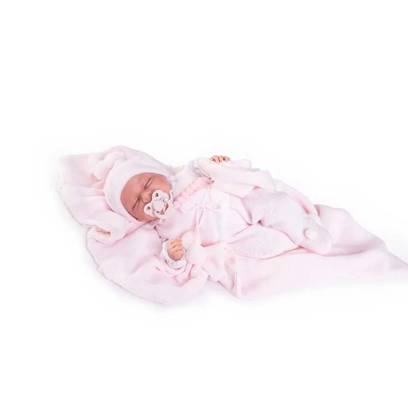 Куклы Антонио Хуан my little Reborn Lluna с сумкой для одеяла |