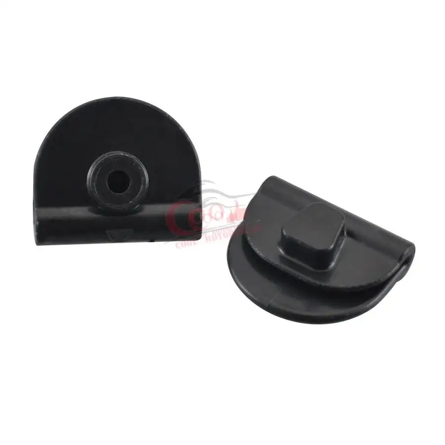 Зажимы для мотоциклетных аксессуаров 1 пара черные боковые зажимы батарейного