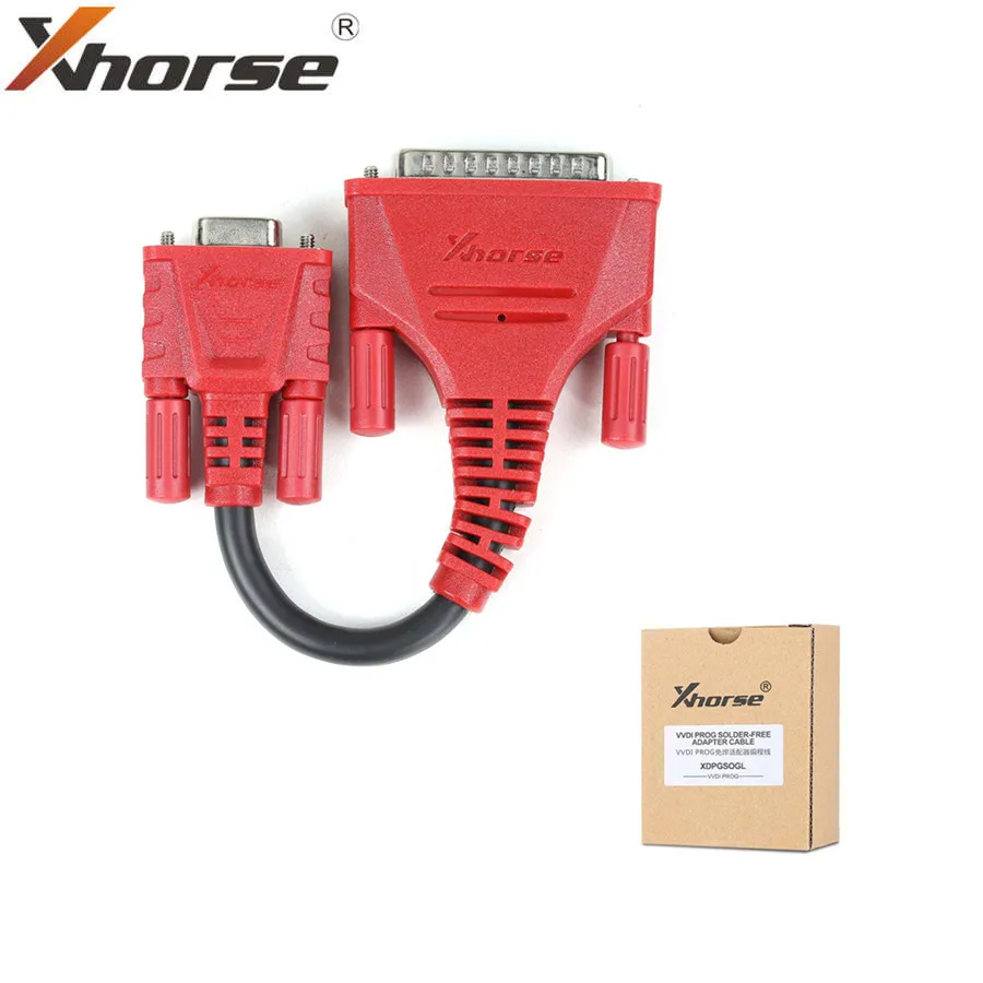 

Соединительный кабель Xhorse XDPGSOGL DB25 DB15, работает с адаптерами VVDI Prog и без припоя
