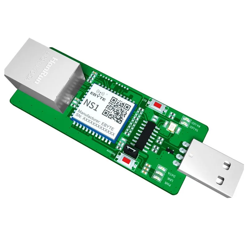 CDEBYTE NS1-TB Test Board ModBus Gateway TCP to RTU Transparent Transmission UDP HTTP MQTT Professional Shield DNS Low Power MCU