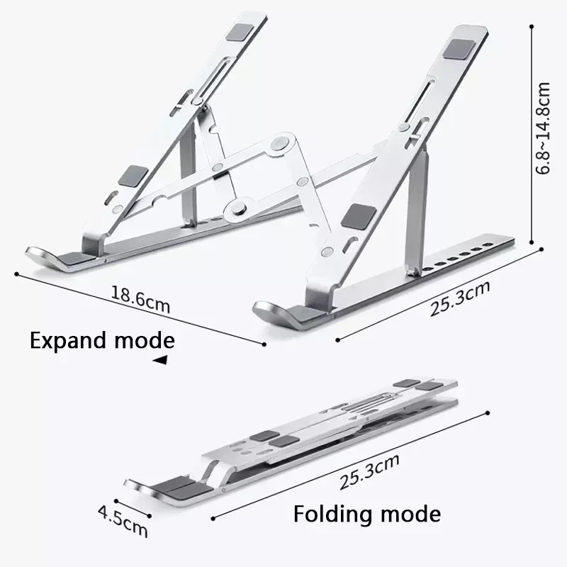 

Laptop Stand For MacBook Pro Notebook Stand Aluminium Alloy Tablet Stand Portable Desktop Bracket PC Laptop Holder