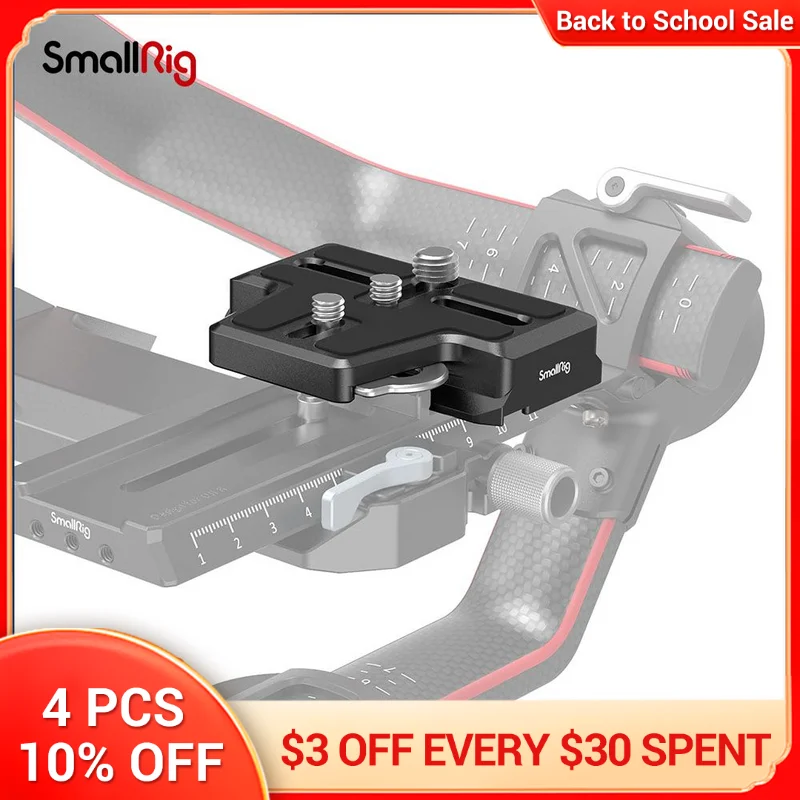 

SmallRig Extended Arca-Type Quick Release Plate for DJI RS 2 and RSC 2 Gimbal for RS 2 / RSC 2 / RS 3 / RS 3 Pro 3162/2851