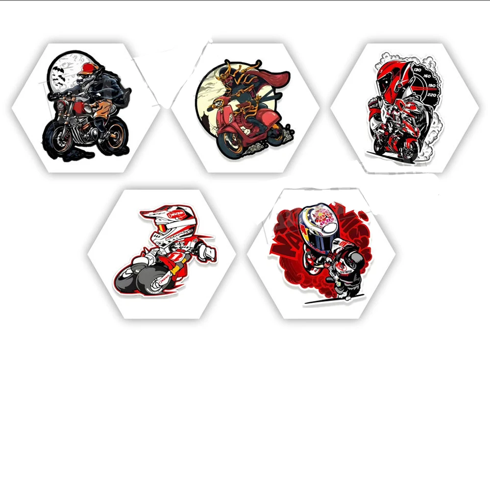 Светоотражающие Наклейки Для Маски Самурая JDM С Черепом Модификация сделай Сам