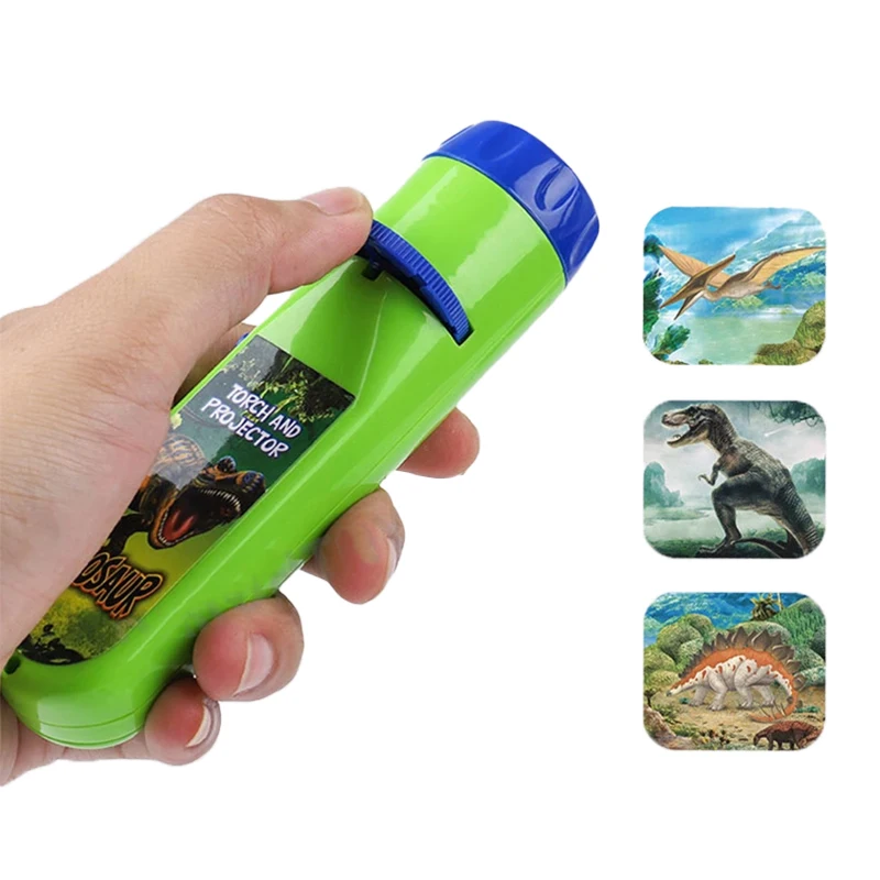 Детский проектор динозавров миниатюрная светящаяся проекционная лампа для