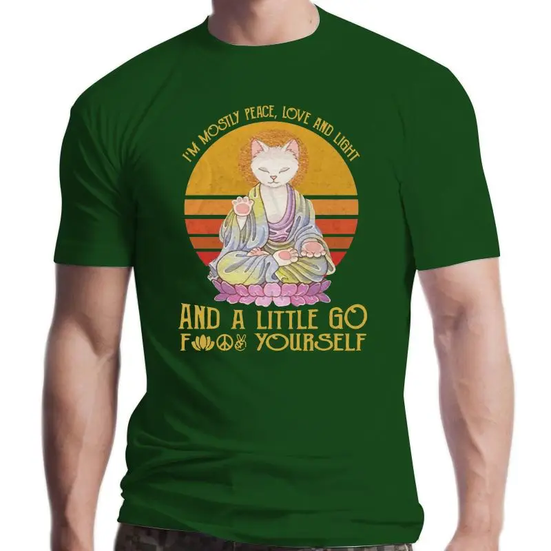 

Camiseta с принтом Гато и Buda, camisa de amor, amor y luz