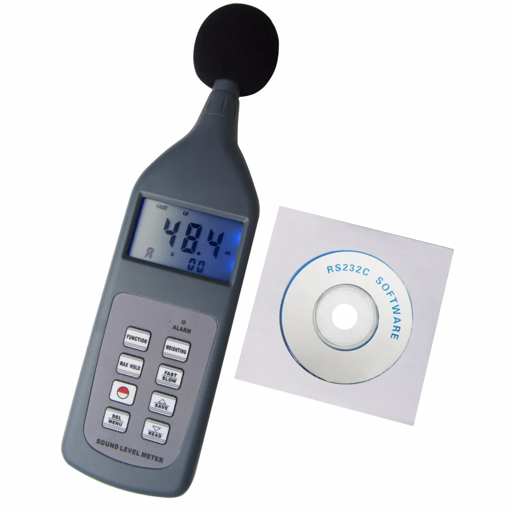 

30~130 dB Decibel w/ Software /Multifunctional Digital Sound Noise Level Meter