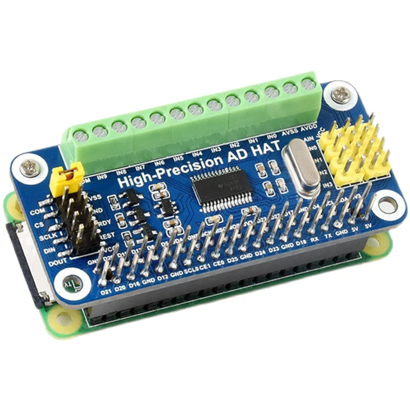 

High-Precision AD Expansion Board Module for Raspberry Pi 10-Channel Modulus ADS1263