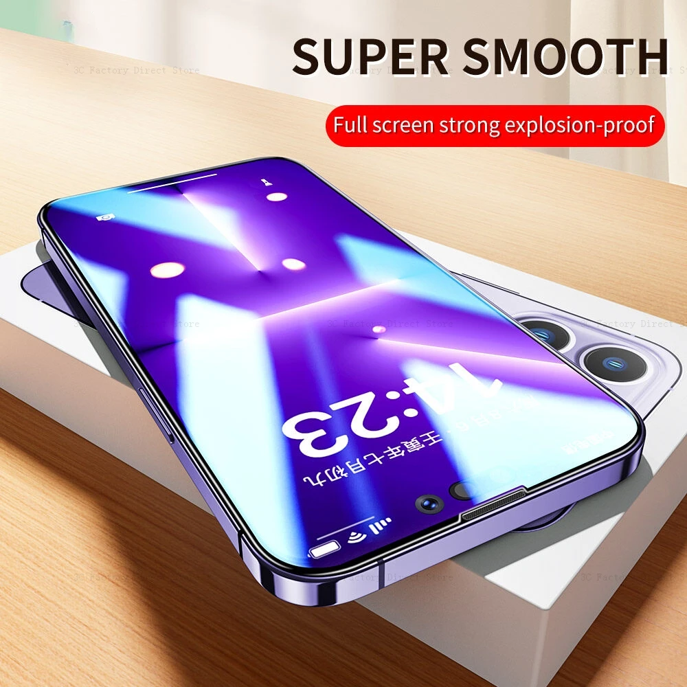 

​Screen Protector for iPhone 14 Pro max 14 Pro 14 Plus 13 Pro max 13 12 11 Full screen full coverage HD Tempered Glass Film