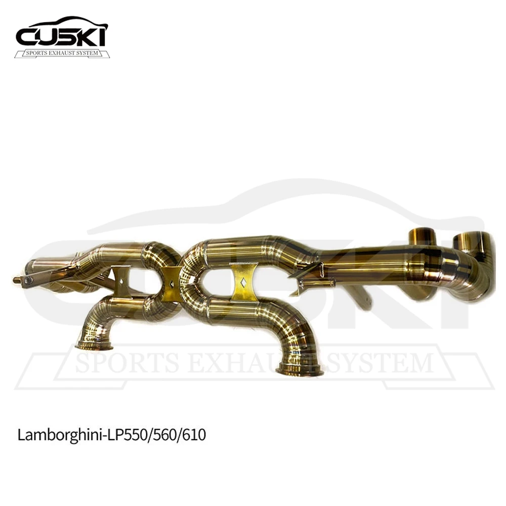 Выхлопная труба Catback из титанового сплава для Lamborghini Huracan Lp550 Lp560 Lp610 выхлопная