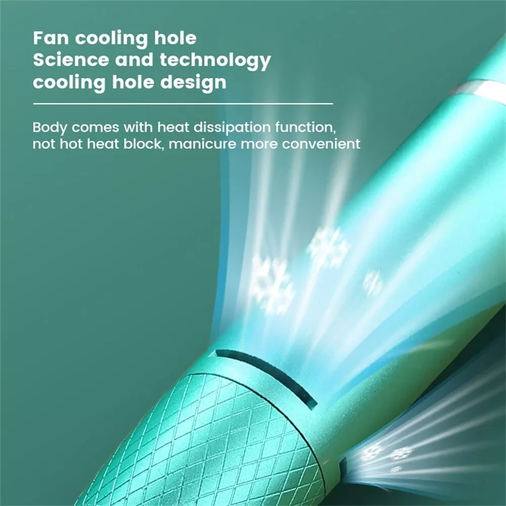 ity przenośna akumulatorowa wiertarka do manicure 35000 obr./min. Szybkie narzędzie wibracyjne profesjonalnej pielęgnacji ...