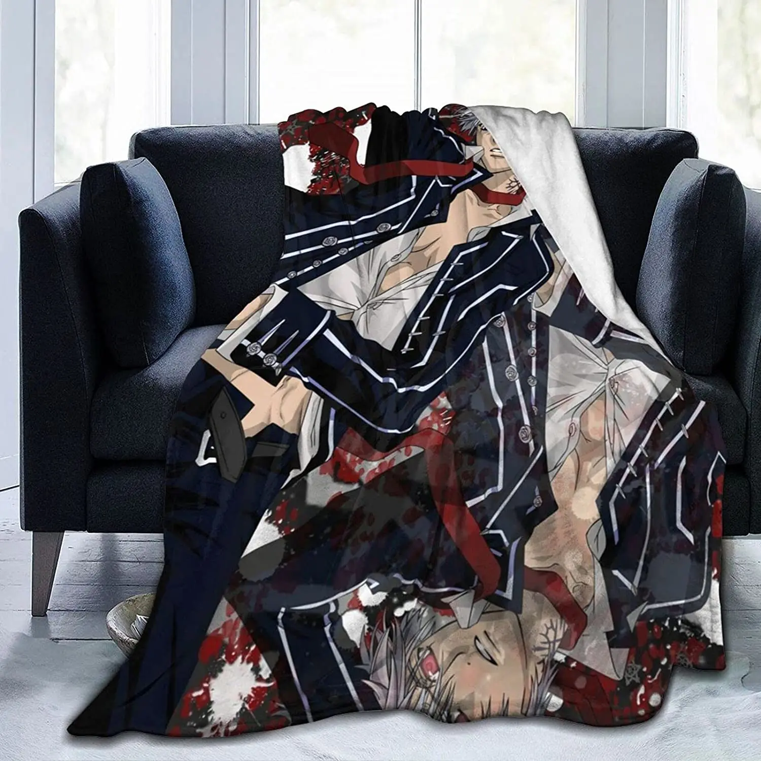 

Zero Kiryu Fluffy Soft and Comfortable Blanket, Anime Warm Embrace of Sympathy