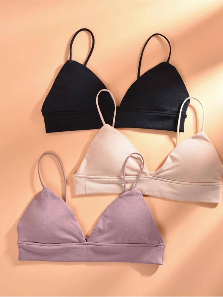 Летний женский бюстгальтер французский треугольный топ-труба сексуальные