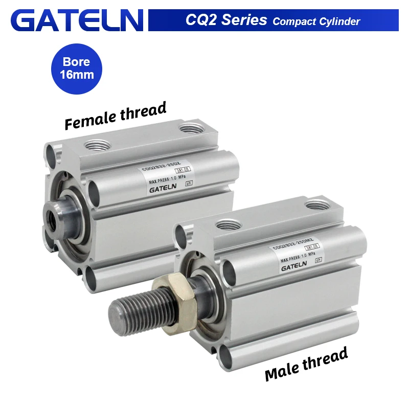 

GATELN Цилиндр пневматический CQ2B16-25DMZ