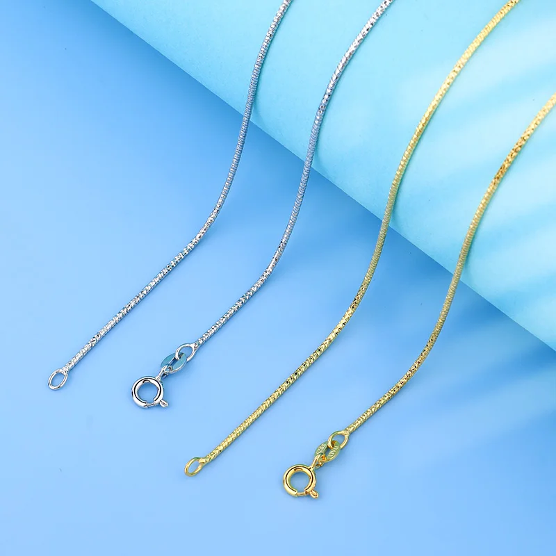 Ожерелье из стерлингового серебра S925 пробы в японском и южнокорейском стиле