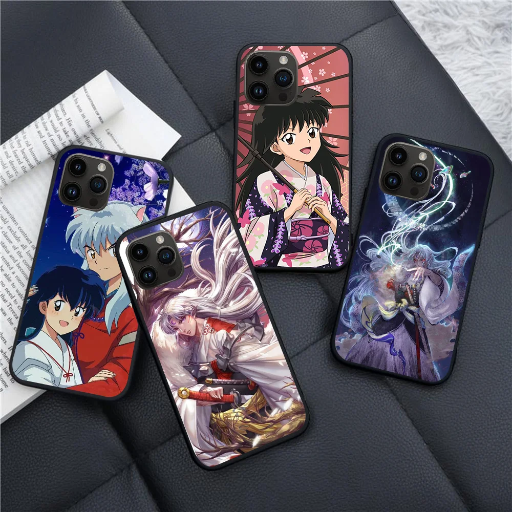 Черный чехол B-36 Inuyasha Sesshomall для Realme C3 C21 C12 9i C21Y C25Y C15 C25S 8i C20A C25 C2S C20 C2 8 Pro Plus 5G