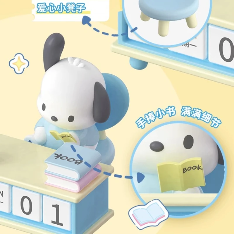 Sanrio Kuromi почтовый аксессуар Настольный календарь серия ручная офисная аниме