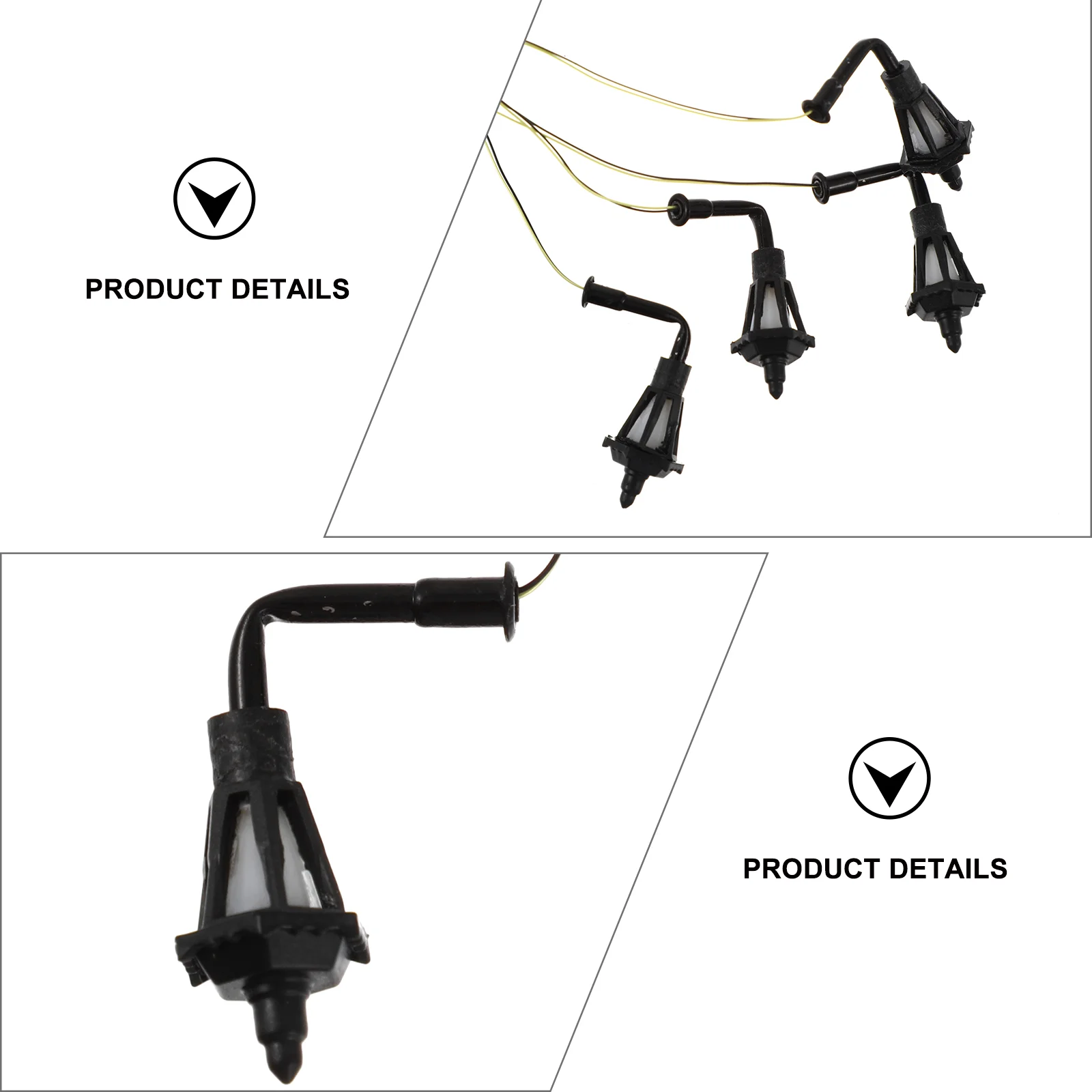 4 шт. настенный светильник модель декора игрушка мини-столб украшение для