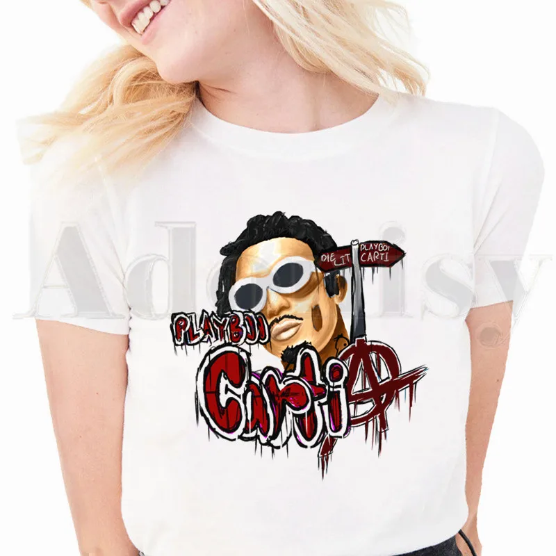 

Playboi Carti Rapper Women Print Harajuku Summer Tshirts Casual Round Neck Short Sleeve Top Tee Shirt,Drop Ship