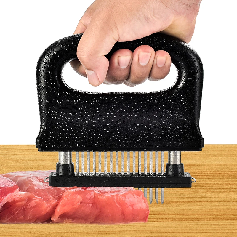 

48 Blades Needle Stainless Steel Meat Tenderizer Upgraded Tenderizer for Meat Knife Beaf Steak Mallet Meat Hammer Kitchen Tools
