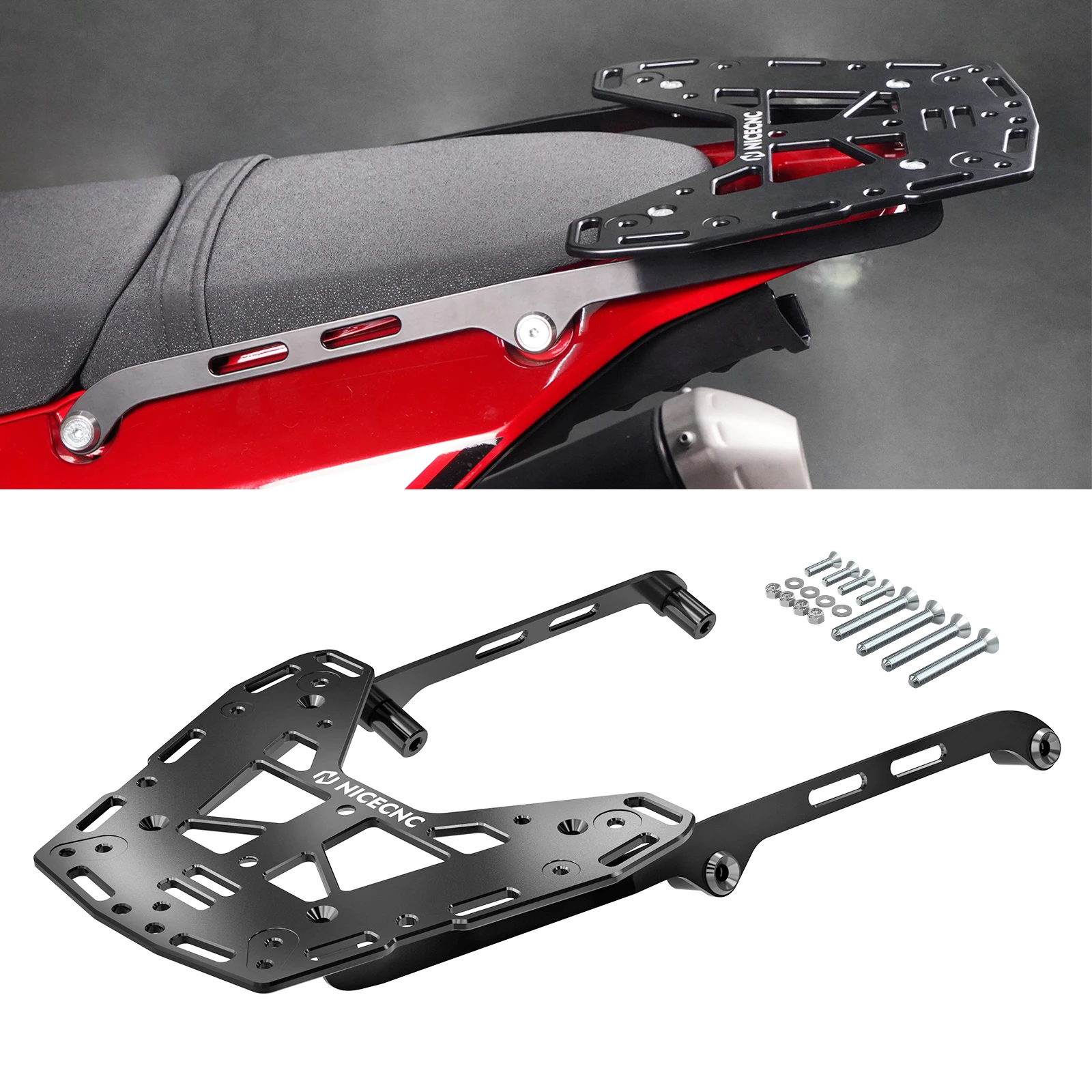 

Motorcycle Rear Luggage Rack Top Case Bracket For Yamaha 2019-2023 Tenere 700 XTZ 700 T700 Tenere 700 World Raid Rally Edition