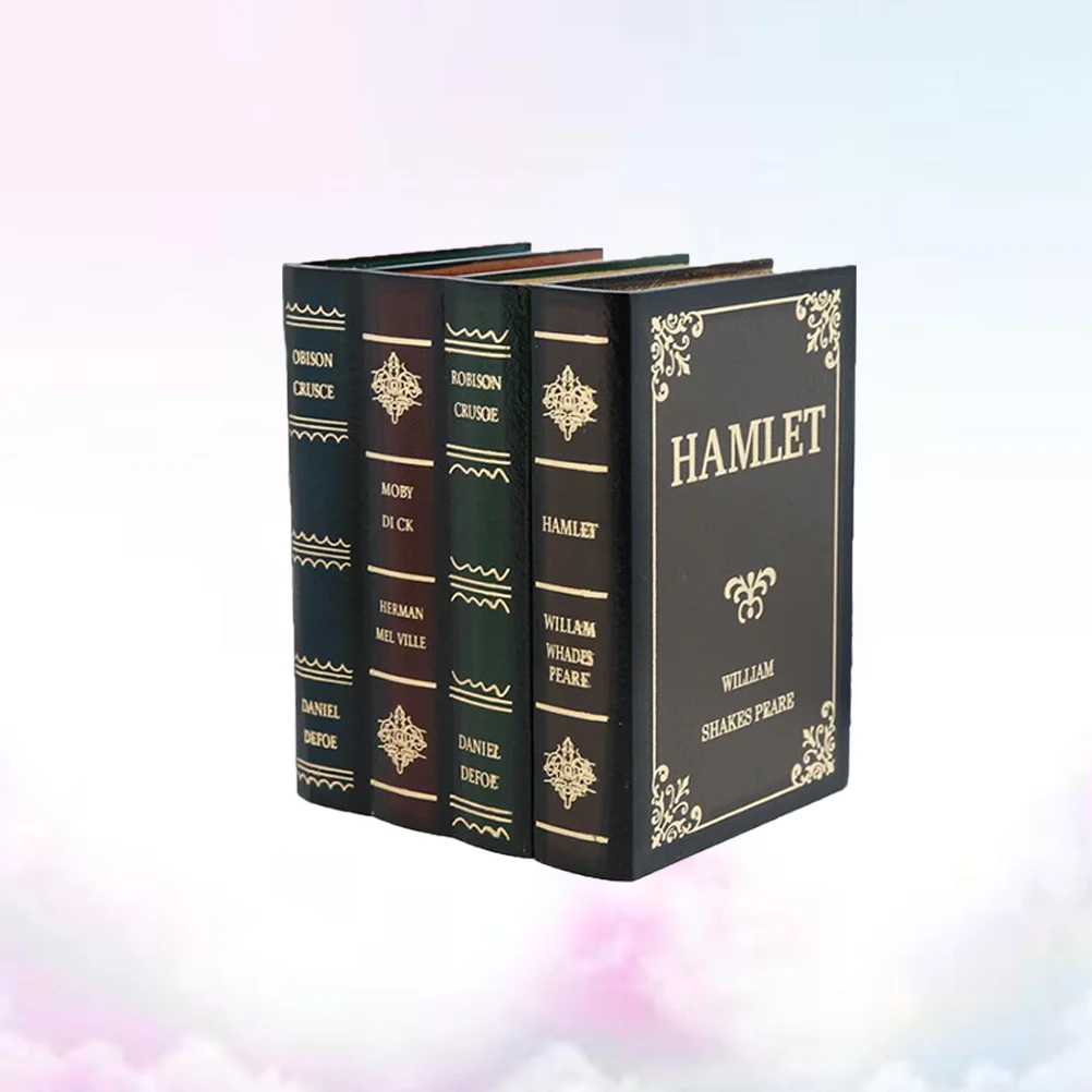 

Book Desktop Decorative Fake Simulated Housewarming Vintage Model Coffee Books Home Storage Country Retro Prop Photo Office